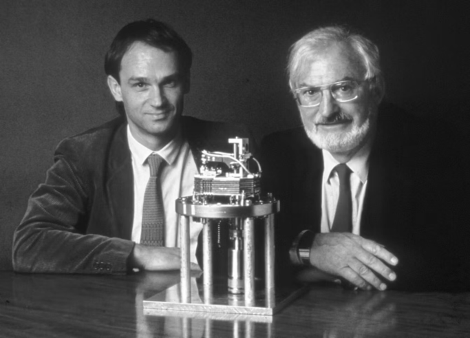 AFM 發明人 Binnig 和 Rohrer