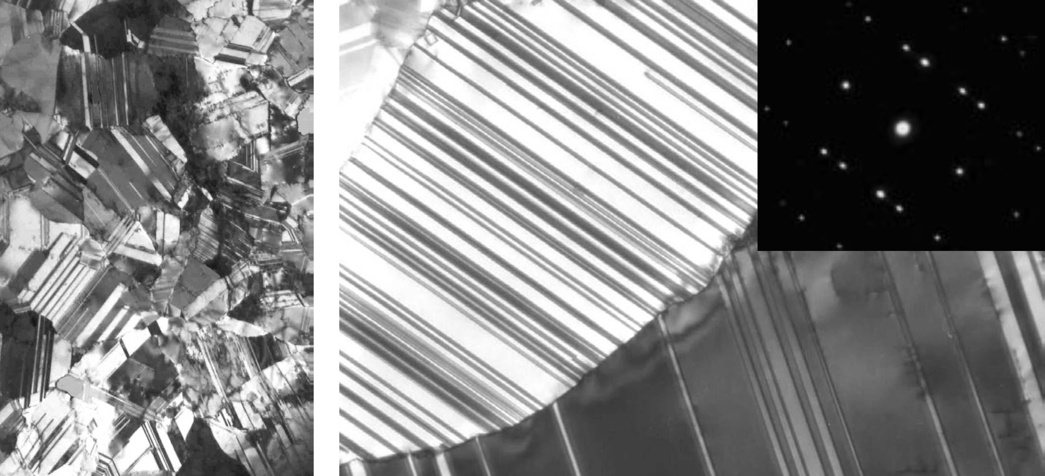 奈米雙晶銅 TEM 影像